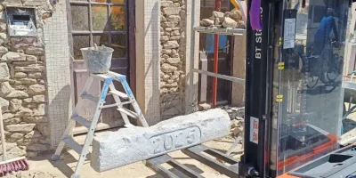 Création ouverture mur en pierre de taille VL Maçonnerie St Malo