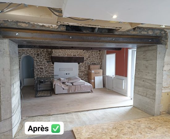 Pose IPN Saint Malo Création d'ouverture VL Maçonnerie Rénovation