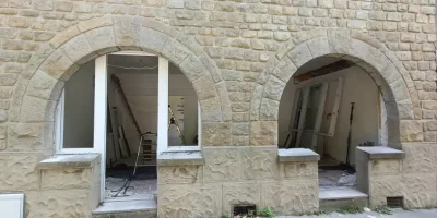 VL maconnerie creation ouverture mur pierre St Malo